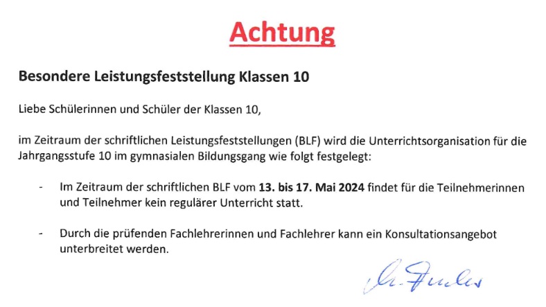 Leistungsfeststellung